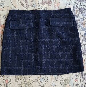 Elegant Navy Blue Women's Skirt